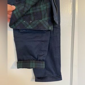 Brooks Brothers Red Fleece Flannel-Lined Chinos